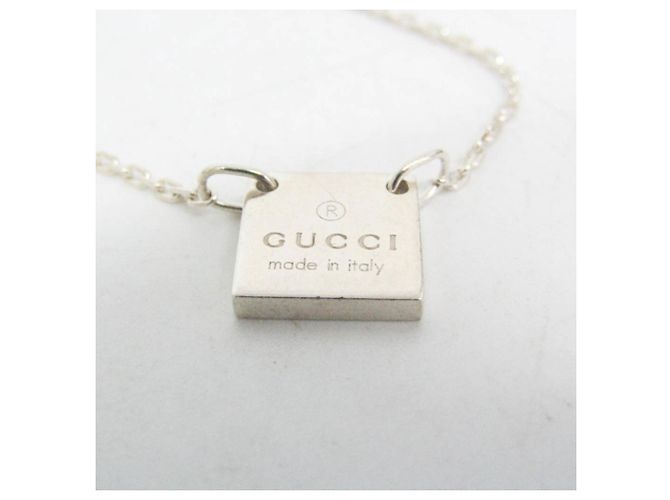 Placca Logo Gucci in Argento Sterling - vista 7