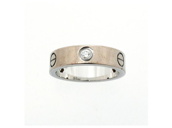 Cartier Love Ring in 18K Weißgold mit Diamant - Ansicht 2
