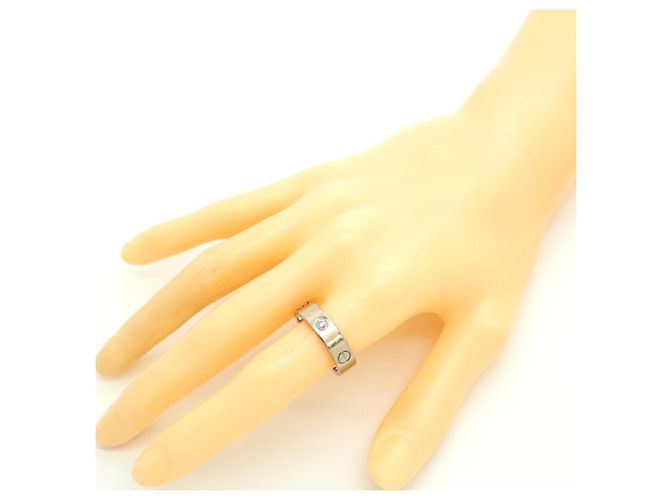 Cartier Love Ring in 18K Weißgold mit Diamant - Ansicht 6