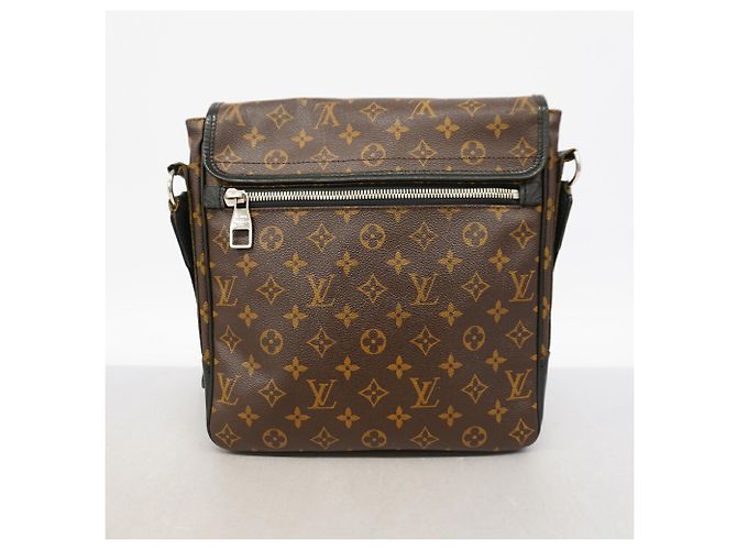 Borsa a tracolla Louis Vuitton Monogram Macassar Bass MM - vista 11