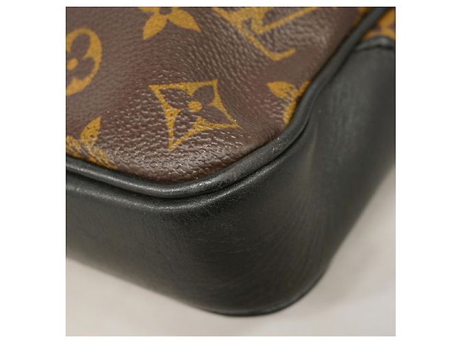 Borsa a tracolla Louis Vuitton Monogram Macassar Bass MM - vista 7