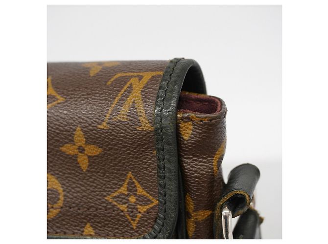 Borsa a tracolla Louis Vuitton Monogram Macassar Bass MM - vista 8