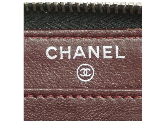 Portafoglio lungo Chanel Matelassé in pelle di agnello - vista 4
