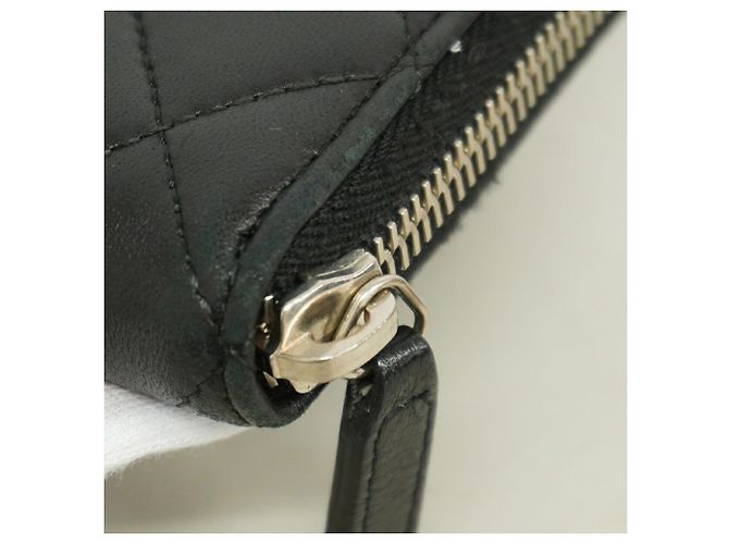 Portafoglio lungo Chanel Matelassé in pelle di agnello - vista 6
