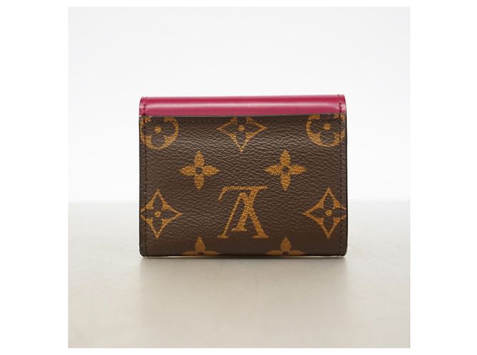 Louis Vuitton Tri-fold Wallet in Brown and Fuchsia - view 6