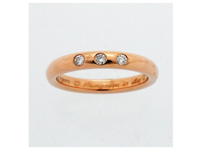Autre Marque Anillo banda apilable Tiffany & Co. en oro rosa de 18K - vista 2