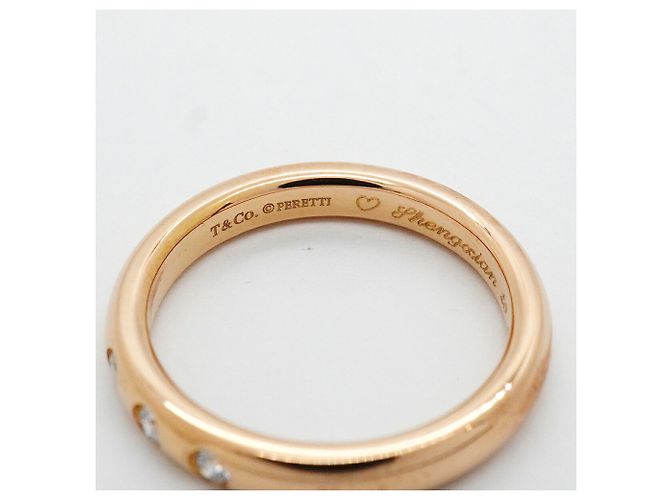 Autre Marque Anillo banda apilable Tiffany & Co. en oro rosa de 18K - vista 4