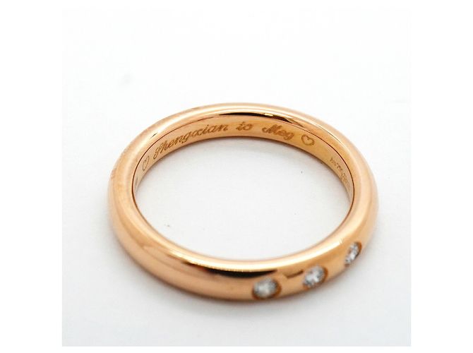Autre Marque Anillo banda apilable Tiffany & Co. en oro rosa de 18K - vista 5