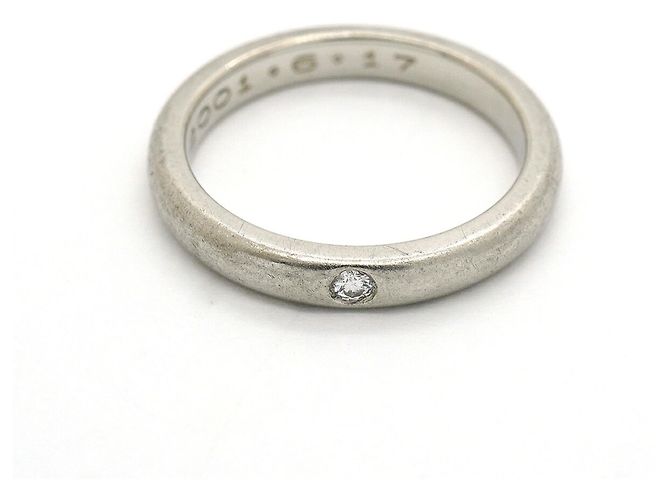 Autre Marque Tiffany & Co. Platin-Diamant-Bandring - Ansicht 3