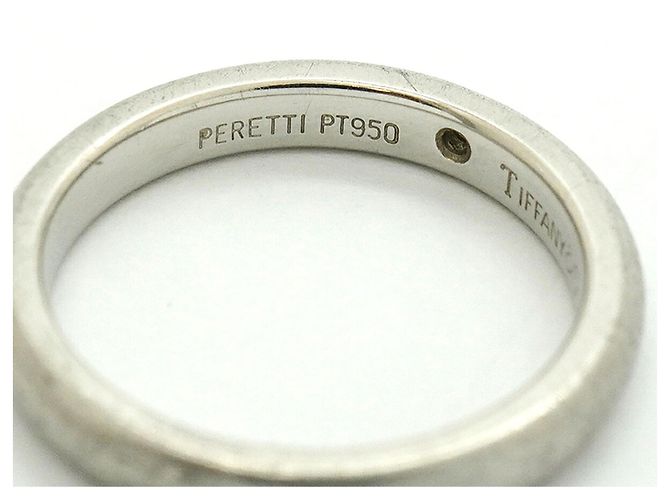 Autre Marque Tiffany & Co. Platin-Diamant-Bandring - Ansicht 5