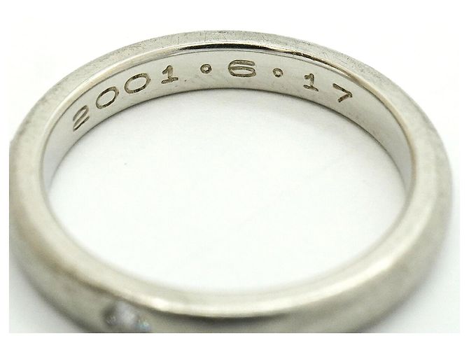 Autre Marque Tiffany & Co. Platin-Diamant-Bandring - Ansicht 6