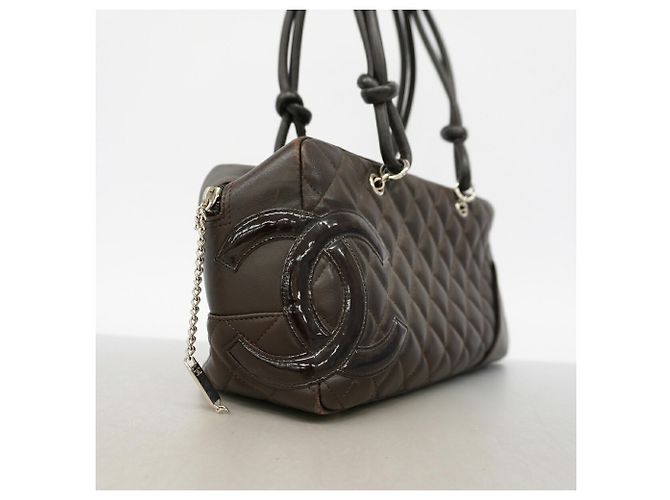 Borsa a tracolla Chanel Cambon in pelle di agnello - vista 2