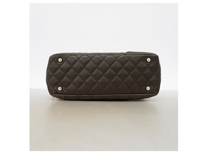 Borsa a tracolla Chanel Cambon in pelle di agnello - vista 3