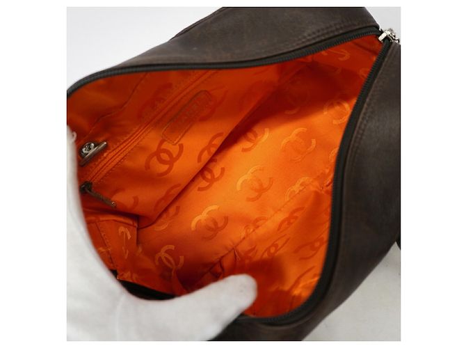 Borsa a tracolla Chanel Cambon in pelle di agnello - vista 4