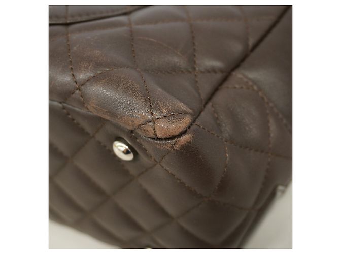 Borsa a tracolla Chanel Cambon in pelle di agnello - vista 6