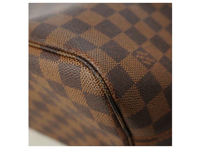 Borsa Tote Louis Vuitton Damier Neverfull MM N51105 Ebene - vista 10