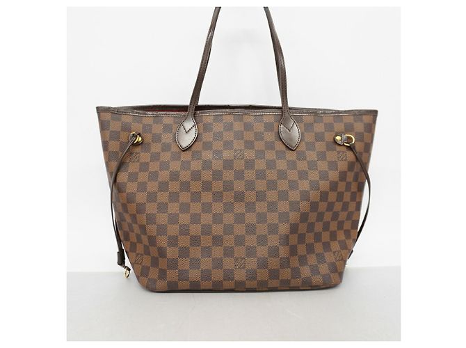 Borsa Tote Louis Vuitton Damier Neverfull MM N51105 Ebene - vista 11