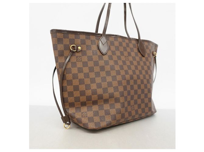 Borsa Tote Louis Vuitton Damier Neverfull MM N51105 Ebene - vista 2