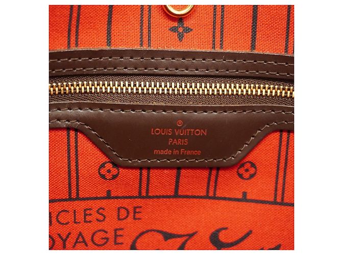 Borsa Tote Louis Vuitton Damier Neverfull MM N51105 Ebene - vista 5