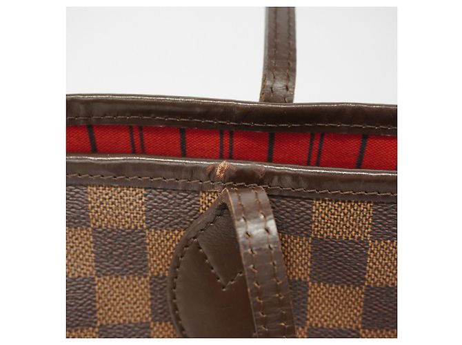 Borsa Tote Louis Vuitton Damier Neverfull MM N51105 Ebene - vista 8