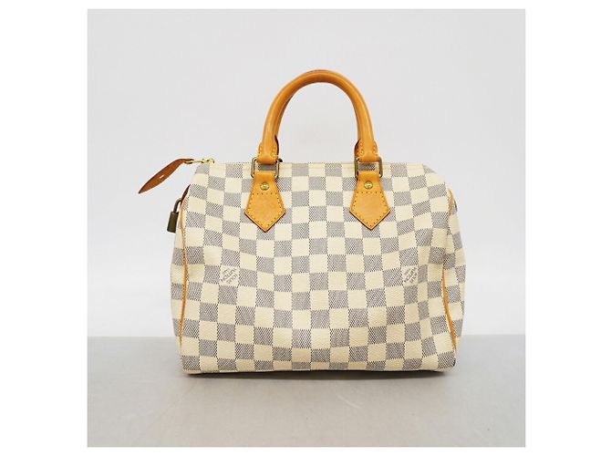 Borsa Louis Vuitton Damier Azur Speedy 25 - vista 11
