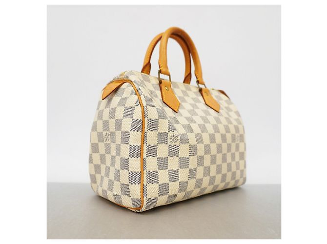 Borsa Louis Vuitton Damier Azur Speedy 25 - vista 2