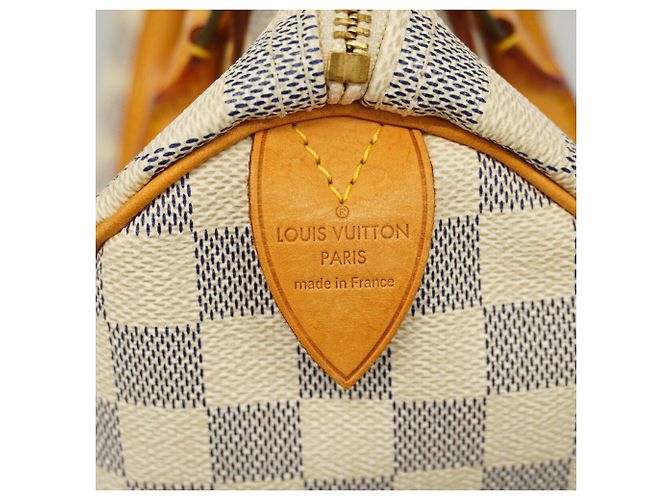 Borsa Louis Vuitton Damier Azur Speedy 25 - vista 5