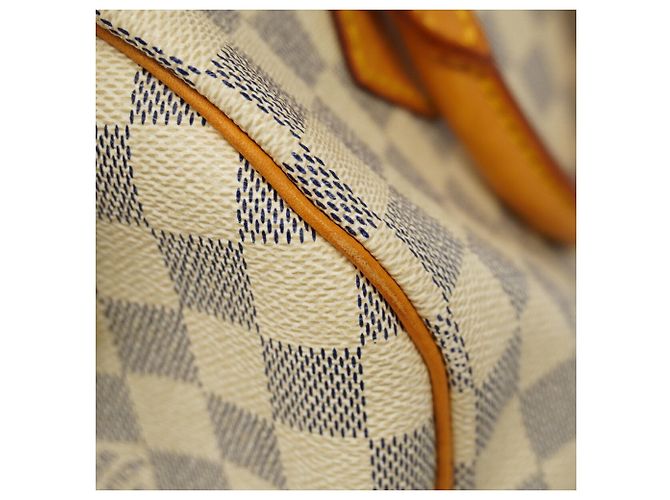 Borsa Louis Vuitton Damier Azur Speedy 25 - vista 7