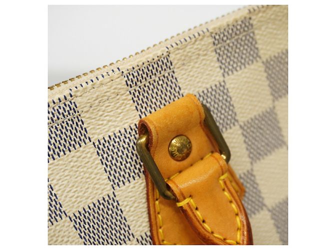 Borsa Louis Vuitton Damier Azur Speedy 25 - vista 9