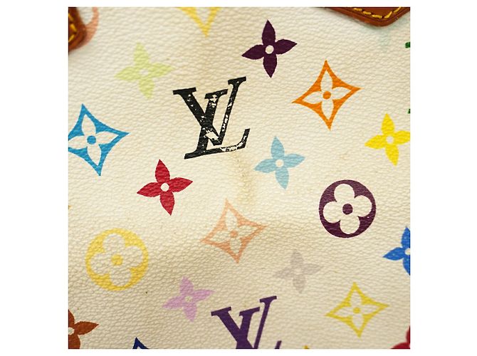 Borsa a mano Louis Vuitton Alma Monogram Multicolor - vista 10