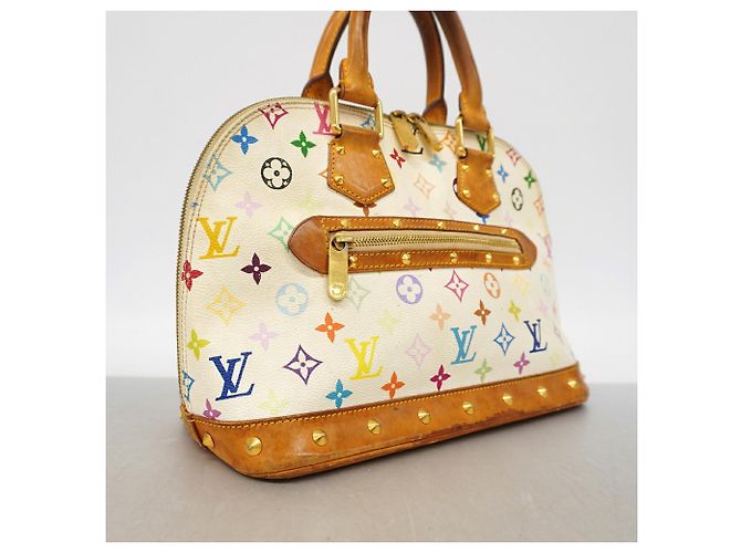Borsa a mano Louis Vuitton Alma Monogram Multicolor - vista 2