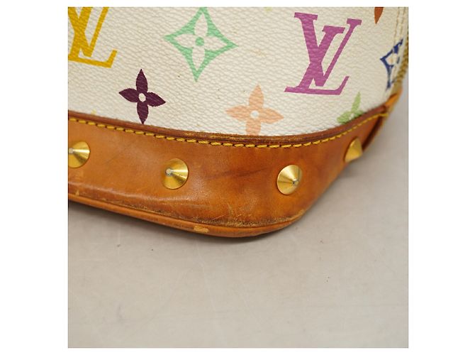 Borsa a mano Louis Vuitton Alma Monogram Multicolor - vista 8