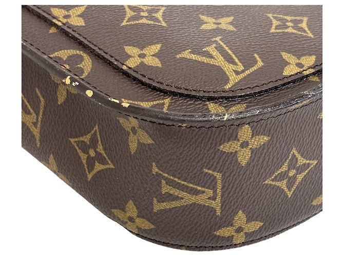 Louis Vuitton M51242 Saint Cloud GM Monogram Canvas Leather Shoulder Bag - Ansicht 3