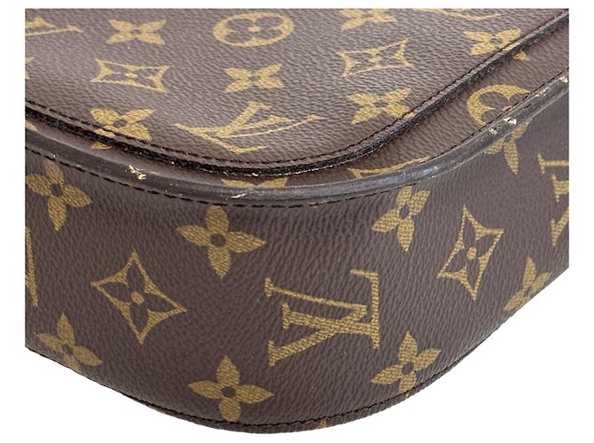 Louis Vuitton M51242 Saint Cloud GM Monogram Canvas Leather Shoulder Bag - Ansicht 4