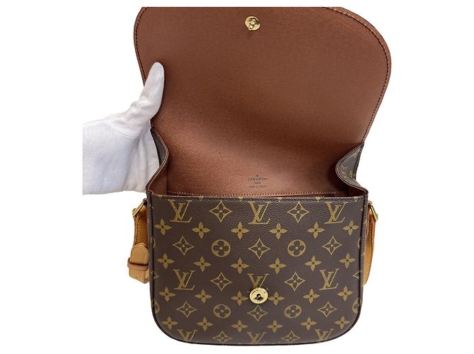 Louis Vuitton M51242 Saint Cloud GM Monogram Canvas Leather Shoulder Bag - Ansicht 9