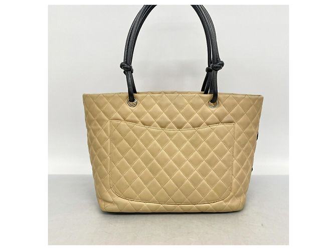 Saco Tote Chanel Cambon em Pele de Cordeiro - vista 11