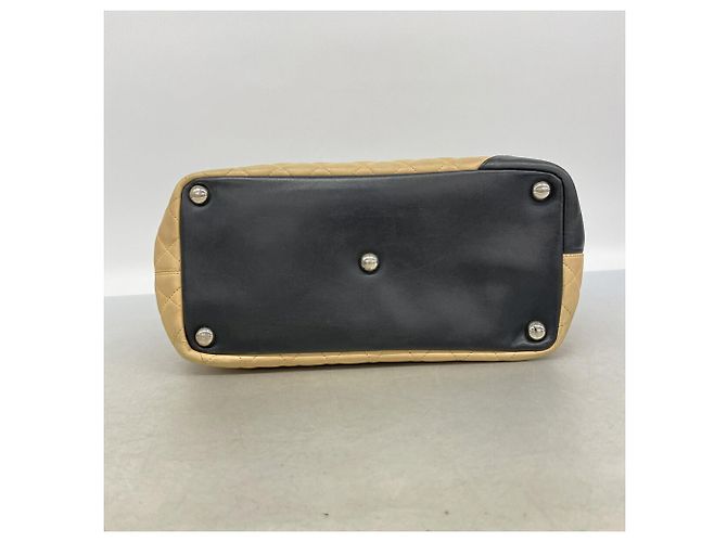 Saco Tote Chanel Cambon em Pele de Cordeiro - vista 3