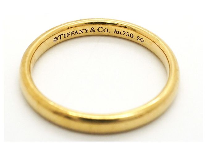 Autre Marque Tiffany & Co. Ehering aus 18K Gelbgold - Ansicht 4