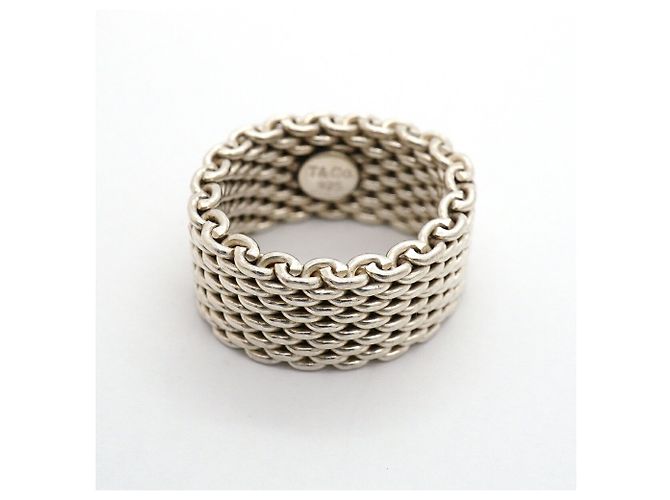 Autre Marque Anello Tiffany & Co. Somerset Mesh - vista 3