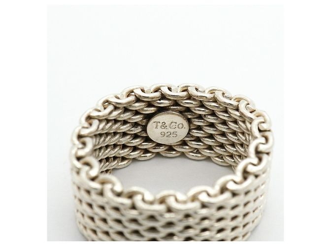 Autre Marque Anello Tiffany & Co. Somerset Mesh - vista 4