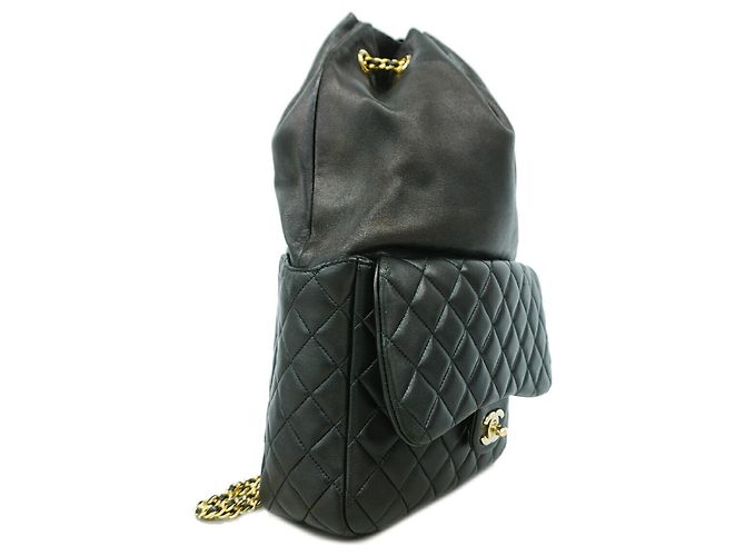 Zaino Chanel Matelassé in pelle di agnello - vista 2