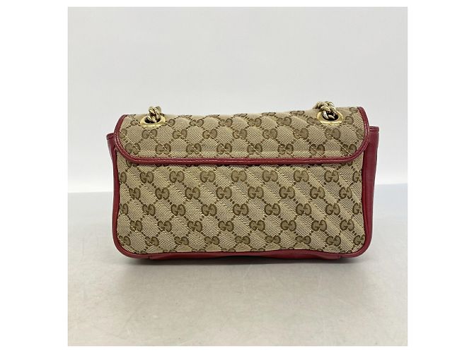 Borsa a tracolla Gucci GG Canvas Marmont - vista 11