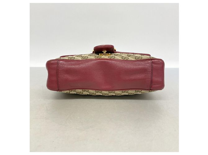 Borsa a tracolla Gucci GG Canvas Marmont - vista 3