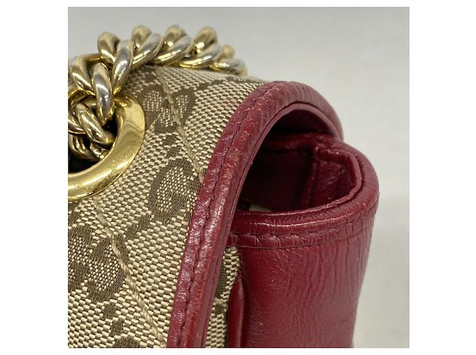 Borsa a tracolla Gucci GG Canvas Marmont - vista 6