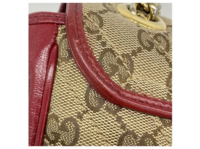 Borsa a tracolla Gucci GG Canvas Marmont - vista 9