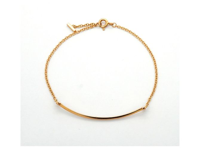 Autre Marque Bracciale Tiffany & Co. T Smile Small in oro rosa 18K - vista 3