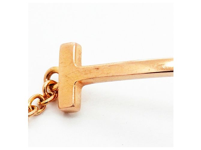 Autre Marque Bracciale Tiffany & Co. T Smile Small in oro rosa 18K - vista 8