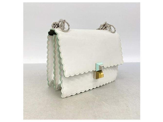 Borsa a tracolla mini in pelle Fendi Kanai - vista 2