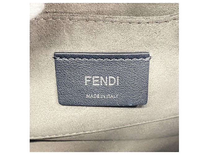 Borsa a tracolla mini in pelle Fendi Kanai - vista 5