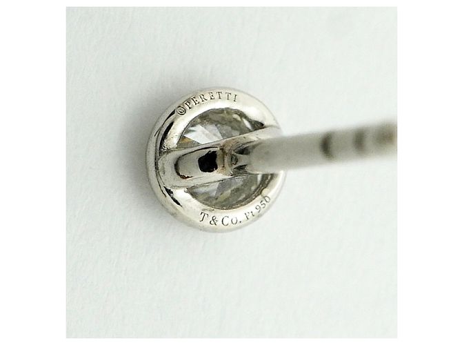 Autre Marque Orecchini a lobo in platino e diamanti Tiffany & Co. - vista 4
